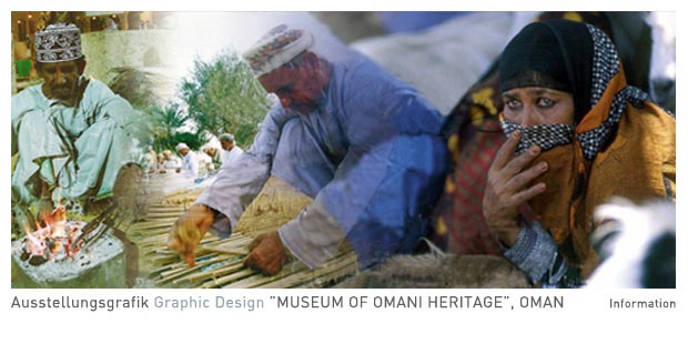 Ausstellungsgrafik Graphic Design DESIGN MUSEUM OF OMANI HERITAGE OMAN